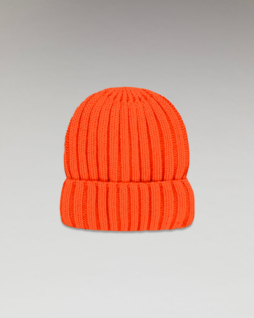 Bonnet en maille avec de la laine, orange 644485